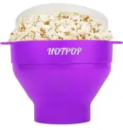 Microwave Silicone Popcorn Popper - HOTPOP / Purple