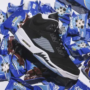 NIKE 籃球鞋 JORDAN 5 RETRO (GS) 黑白 OREO 大童鞋 女 (布魯克林) 440888-011