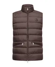 Moncler Quilted Zipped Gilet 2,3,4,5,6 brown