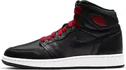 [Nike] Air Jordan 1 I High OG Black Satin GS Grade School Youth 575441-060 US Size 4.5Y