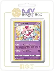 my-booster SWSH06-FR24-MB-068 Cupanaille (Sabbaione) 068/198 Reversible Holo, Myboost X Epée et Bouclier 6 Règne de Glace, Box of 10 French Pokémon Cards