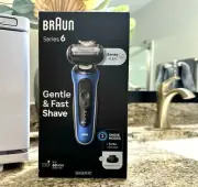Braun Series 6 Senso Flex Wet/Dry Electric Shaver Kit 6120s 60min Battery SEALED