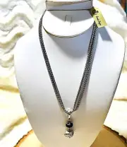 PREMIER DESIGN SOLANO NECKLACE SILVER TONE NWT