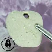 HOLEY HAG STONE NATURAL SURF TUMBLED BEACH ROCK WISHING GOOD LUCK FAIRY #1617