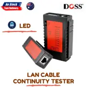 LAN CABLE CONTINUITY TESTER RJ11 RJ45 TESTER DOSS
