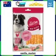 Chicken Jerky and Rawhide Twist Dog Treats 250g Fast Shipping