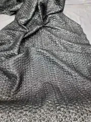 Textured Metallic Jacquard Brocade Fabric - Sold by the Yard"
