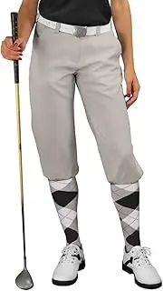 Taupe Golf Knickers: Womens 'Par 3' - Microfiber
