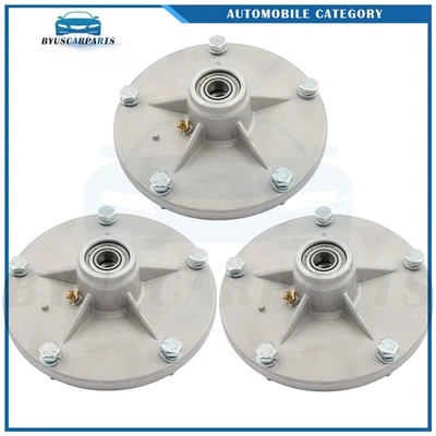 3Pc Pack Spindle Assembly For Murray 92574 492574 690488 82-243 704229 B1SB2925