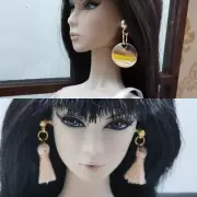 2Pairs Dolls Jewelry Accessorie Action Figure Earrings 1/6 Scale Fashion Soldier