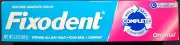 Fixodent Complete Original Denture Adhesive Cream,2.4 Oz!!!