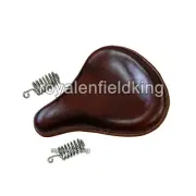Fit For Royal Enfield Classic 350 500 Front Leather Solo Seat, Antique Brown (for: Royal Enfield)