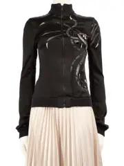 Black Patchwork Jacket