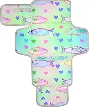 Reusable Changing pad for Baby with Tissue Pocket Portable Diaper Changing pad Lightweight & Foldable Changing Station