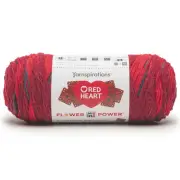 3 Pack Red Heart All In One Granny Square Yarn-BURGUNDY BLOSSOM 5A002GBS-1GHVX