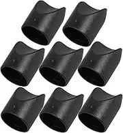 NIYANGLE 8 Folding Chair V Stabilizer Caps, 7/8 Inch Black Heavy-Duty Plastic End Caps Stability Plugs for Metal & Padded Folding Chairs