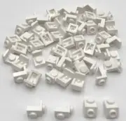 Lego 50 New White Brackets 1 x 1 - 1 x 1 Parts