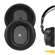 Geekria Protein Leather Ear Pads for Audeze Maxwell Wireless Headphones (Black)