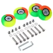 Flexible and Sturdy Replacement Wheels for Luggage Suitcase Colorful Set
