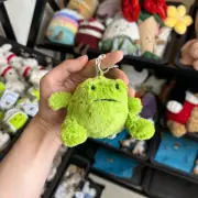 Jellycat with TAG & GIFT BAG Frog Keychain Keyring Car Plush Stuffed Toy