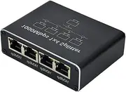 Ethernet Splitter 1 to 2/3/4 High Speed 1000Mbps Converter Adapter for Routers, Computer Display with USB Power Cord