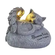 Cat Memorial Gifts for Loss of Cat,Pet Sympathy Gift,is Placed in The Outdoor...