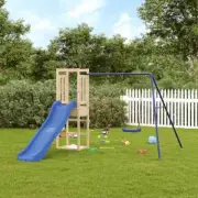 Kids Wooden Outdoor Playset Swing & Slide Set Child Garden Activity Play Centres