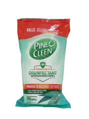 Pine O Cleen Disinfectant Wipes Eucalyptus 110 pack - PACK of 2 PCS