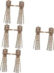 [SAFIGLE] Alloy Rhinestone Tassel Charms for Shoe Decoration Chic DIY Accessories for Boots and Bags Present for Birthdays and Special Occasions