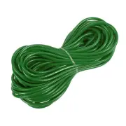 Faux Leather Cord Round Leather String, 3mm x 10m, Dark Green