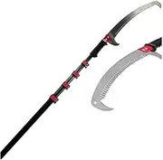 Telescopic Pole Saw 3.6-7.2M Extendable Telescopic Landscaping Pole Saw Used for Pruning and Trimming Branches and Leaves High-altitude Fruit Tree Cutting Saw