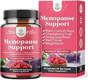 Complete Herbal Menopause Supplement for Women - Multibenefit Menopause Relief Hormone Balance for Women for Night Sweats Mood and More with Dong Quai Vitex Chaste Berry and Black Cohosh - Mini Caps