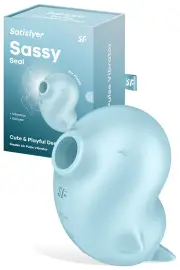 Satisfyer Sassy Seal 3.9" Air Pulse Clitoral Stimulator
