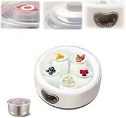 Yogurt Maker 36 Hour With Adjustable Temperature And Time Control, Yogurt Maker 36 Hour, With Lcd Display 1.2l Multi-Function Electric Yogurt Machine For Home Use (A(basic))