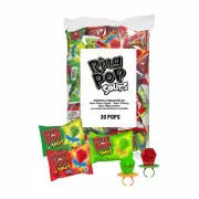 Red & Green Ring Pops® Sours, Birthday, Candy, 30 Pieces