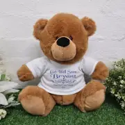 Get Well Soon Bear Brown 30cm