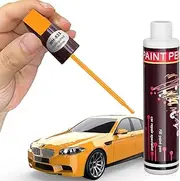 Touch Up Paint Pen for Cars Scratch Removal Repair, Wheel Fill Paint Pen Black/White/Multi-color Optional for Various cars (Deep Yellow)