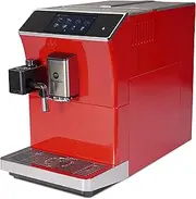 [Mcilpoog] WS203 Fully Automatic Espresso Machine ，19Bar Pump Pressure for Balanced Extraction, 16 Coffee Varieties, Intuitive Touch Display, Ideal for Home Use,Red.