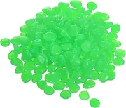 uxcell 300pcs Glow Rocks 13-17mm Glow Pebbles Decoration in The Dark Luminous Stones Decor DIY Decorative Green for Garden, Potted Plant, Fish Tank