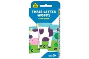 School Zone Flash Cards Three-Letter Words Puzzle Cards