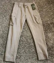 NWT Cory Vines Brown Cotton Heavyweight Joggers Men's S