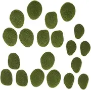 Ciieeo 1Bag Artificial Moss Stone for Garden Decoration of Faux Rocks for Miniature Landscapes DIY Crafting and Micro Garden Decor Easy Maintenance and Fine Texture