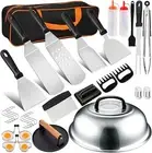 31pcs Griddle Accessories Kit Grilling Tools for Blackstone and Camp Chef Metal