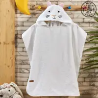 在飛比找momo購物網優惠-【SOLO 歐洲家居】兒童可愛貓咪造型斗篷(含帽、100%純