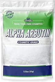 Myoc Alpha arbutin powder-30gm|100% pure original ingredients with no adulterants/ Alpha arbutin cosmetic grade/ For DIY and skincare industrial use- Skin Serums & Toners/ manage dark spots, Promotes clean & clear skin