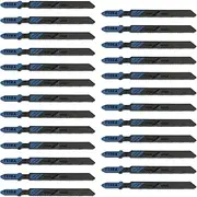 EMSea 25pcs T118A 75mm Long 6 TPI Metal Cutting Jigsaw Blades for Sheet Metal Fine Cut