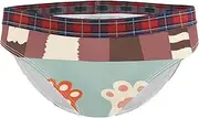 [Tiunyeah] Stretch Women Panties Hipster Briefs S Ladies Underwear Bikini Panty Cute Cats Claw Dogs Paw Animal Hands