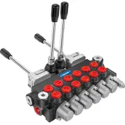 VEVOR Hydraulic Directional Control Valve Backhoe 6 Spool 11 GPM With G1/2 Port