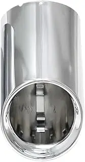 Compatible For BMW 3 G20 G21 320d 2020 2021 2022 3 Series Automotive Silencer Muffler Tip Tailtip Replacement Exhaust Systems Nozzle(1 PCS silver)
