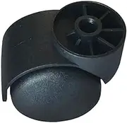2 Inch Black Silent Stemless Caster, Furniture Casters, Replacement Swivel Chair Accessories, for Office Chair Casters, 5pcs, 150kg Capacity